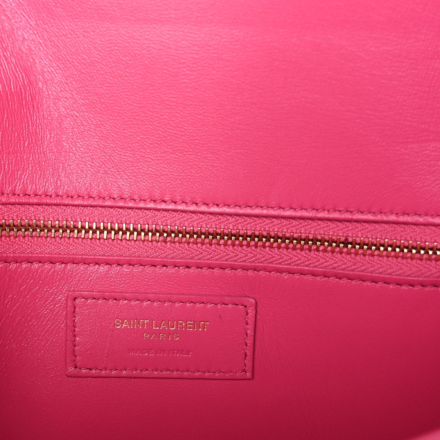 Saint Laurent Smooth Calfskin Le Carre Shoulder Bag  Pink