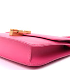 Saint Laurent Smooth Calfskin Le Carre Shoulder Bag  Pink