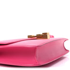 Saint Laurent Smooth Calfskin Le Carre Shoulder Bag  Pink