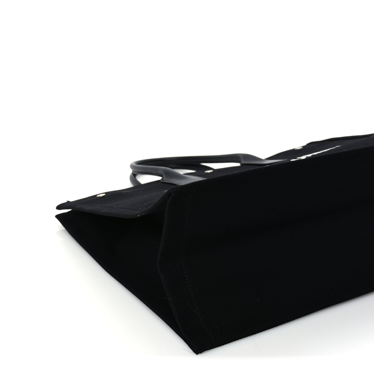 Saint Laurent Linen Calfskin Rive Gauche Tote