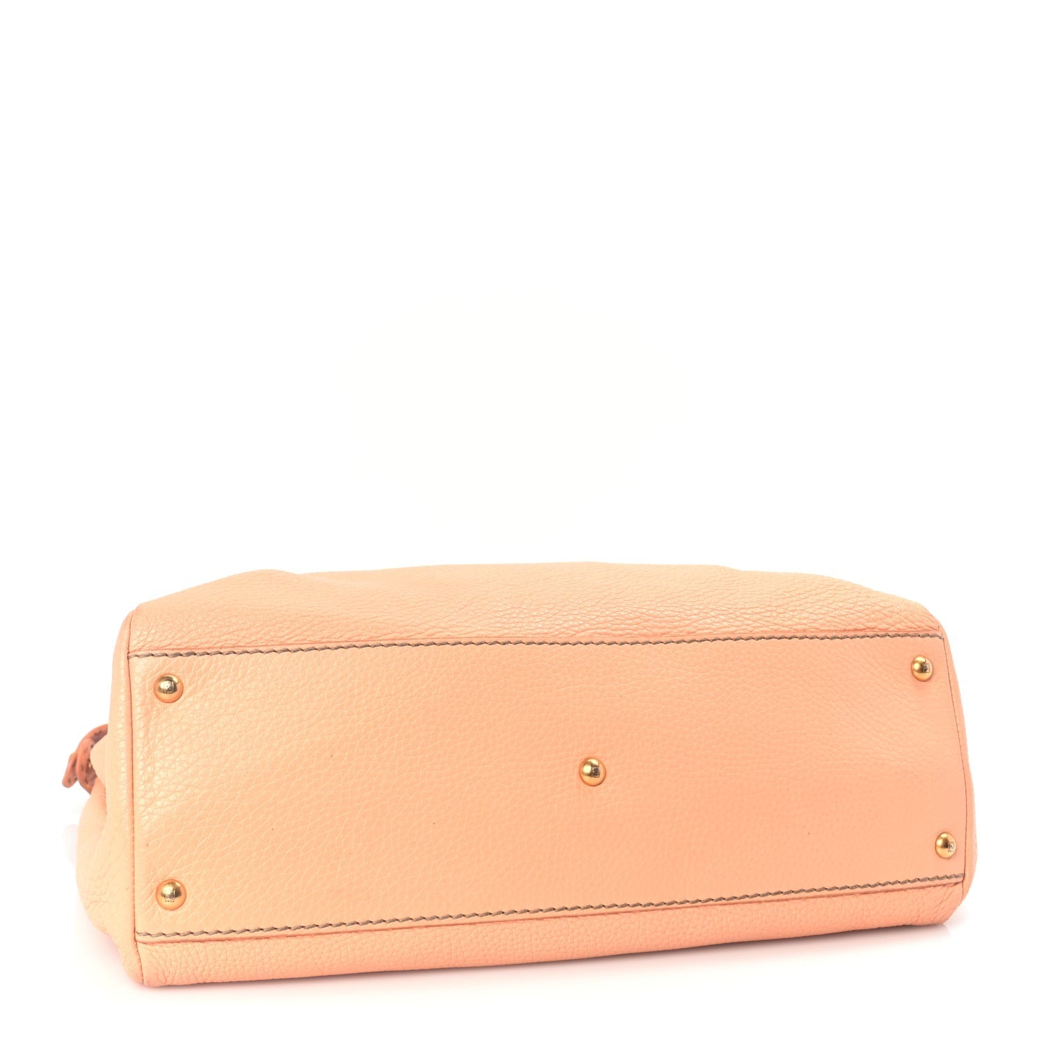 Fendi Cuoio Romano Selleria Bi-Color Large Peekaboo Iconic Satchel
