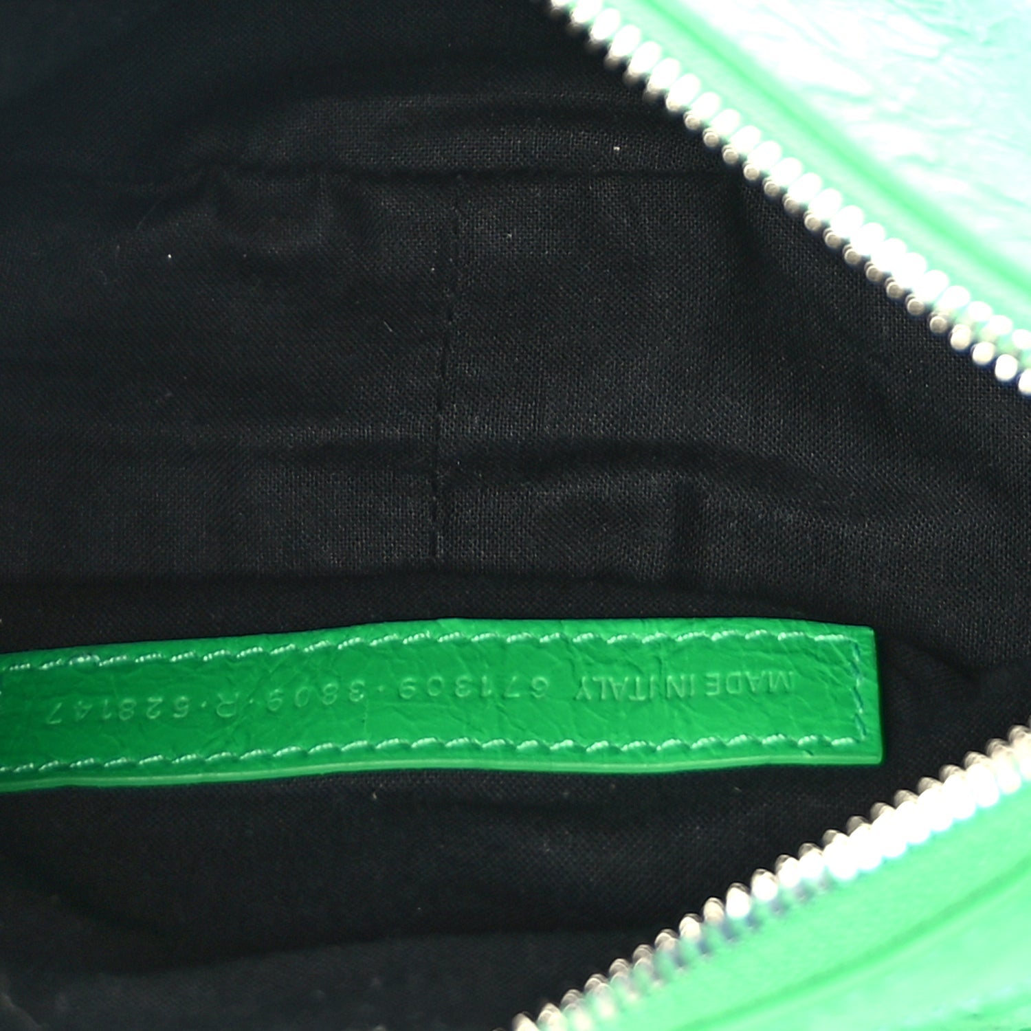 Balenciaga Agneau Arena Le Cagole Shoulder Bag XS Vivid Green