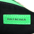 Balenciaga Agneau Arena Le Cagole Shoulder Bag XS Vivid Green