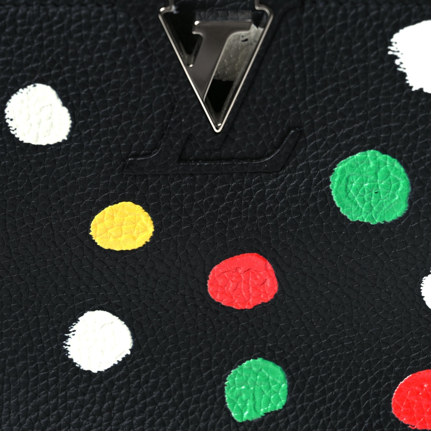 Louis Vuitton LV X YK Taurillon Capucines MM Black