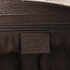 Gucci Monogram Large Flap Messenger Bag  Beige Dark Brown