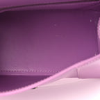 Balenciaga Shiny Box Calfskin Tonal B Small Hourglass Top Handle Bag Lilac