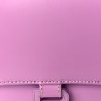 Balenciaga Shiny Box Calfskin Tonal B Small Hourglass Top Handle Bag Lilac