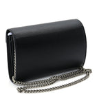 Gucci Calfskin Mini Dionysus Chain Wallet Black