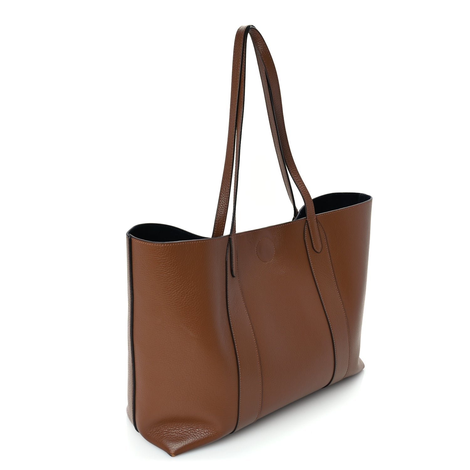 Mulberry Small Classic Grain Bayswater Tote Oak Oxford Blue