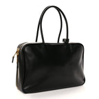 Miu Miu Soft Calf Softy Large Beau Top Handle Bag Black