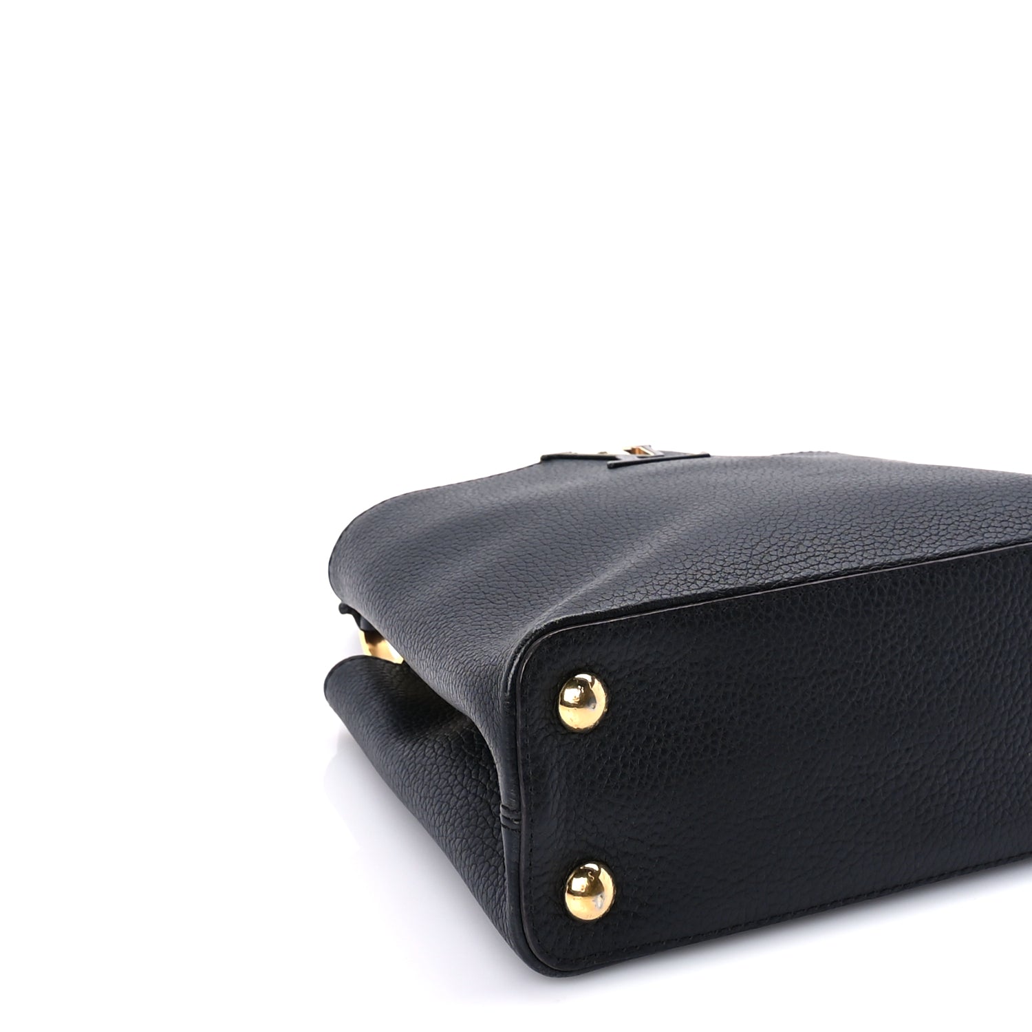Louis Vuitton Taurillon Capucines BB  Black