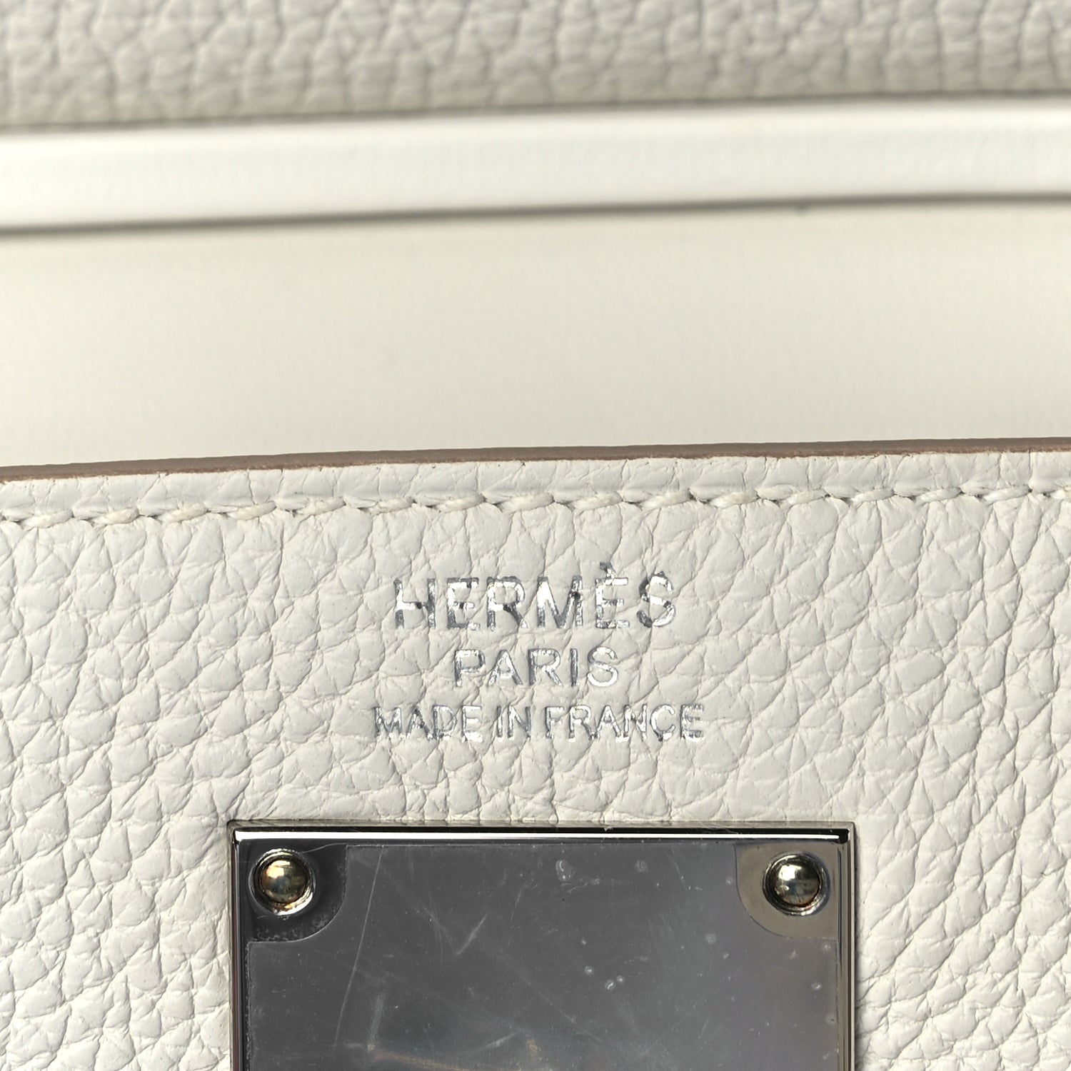 Hermes Togo Hac A Dos PM Backpack  Craie