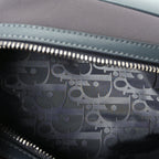 Christian Dior Calfskin Nylon Scarab Sling Bag  Grey