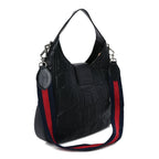 Gucci Calfskin Web Quilted Medium Dionysus Hobo Black