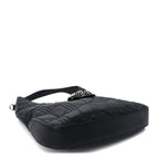 Gucci Calfskin Web Quilted Medium Dionysus Hobo Black