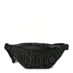 Louis Vuitton Nylon Snow Capsule Embroidered Monogram Bumbag  Black