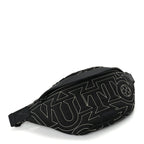 Louis Vuitton Nylon Snow Capsule Embroidered Monogram Bumbag  Black