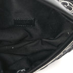 Louis Vuitton Nylon Snow Capsule Embroidered Monogram Bumbag  Black