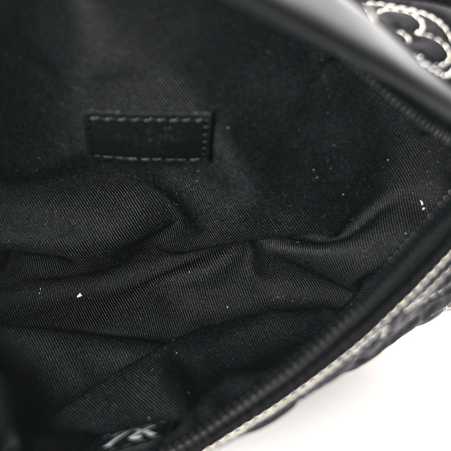 Louis Vuitton Nylon Snow Capsule Embroidered Monogram Bumbag  Black