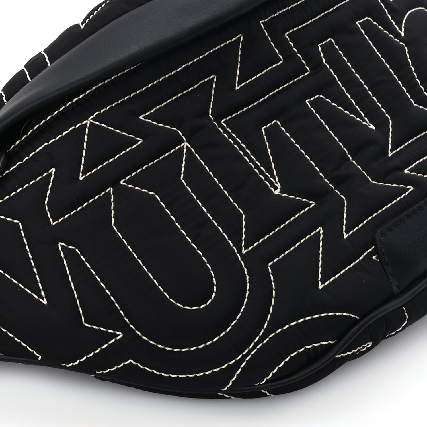 Louis Vuitton Nylon Snow Capsule Embroidered Monogram Bumbag  Black