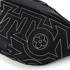 Louis Vuitton Nylon Snow Capsule Embroidered Monogram Bumbag  Black