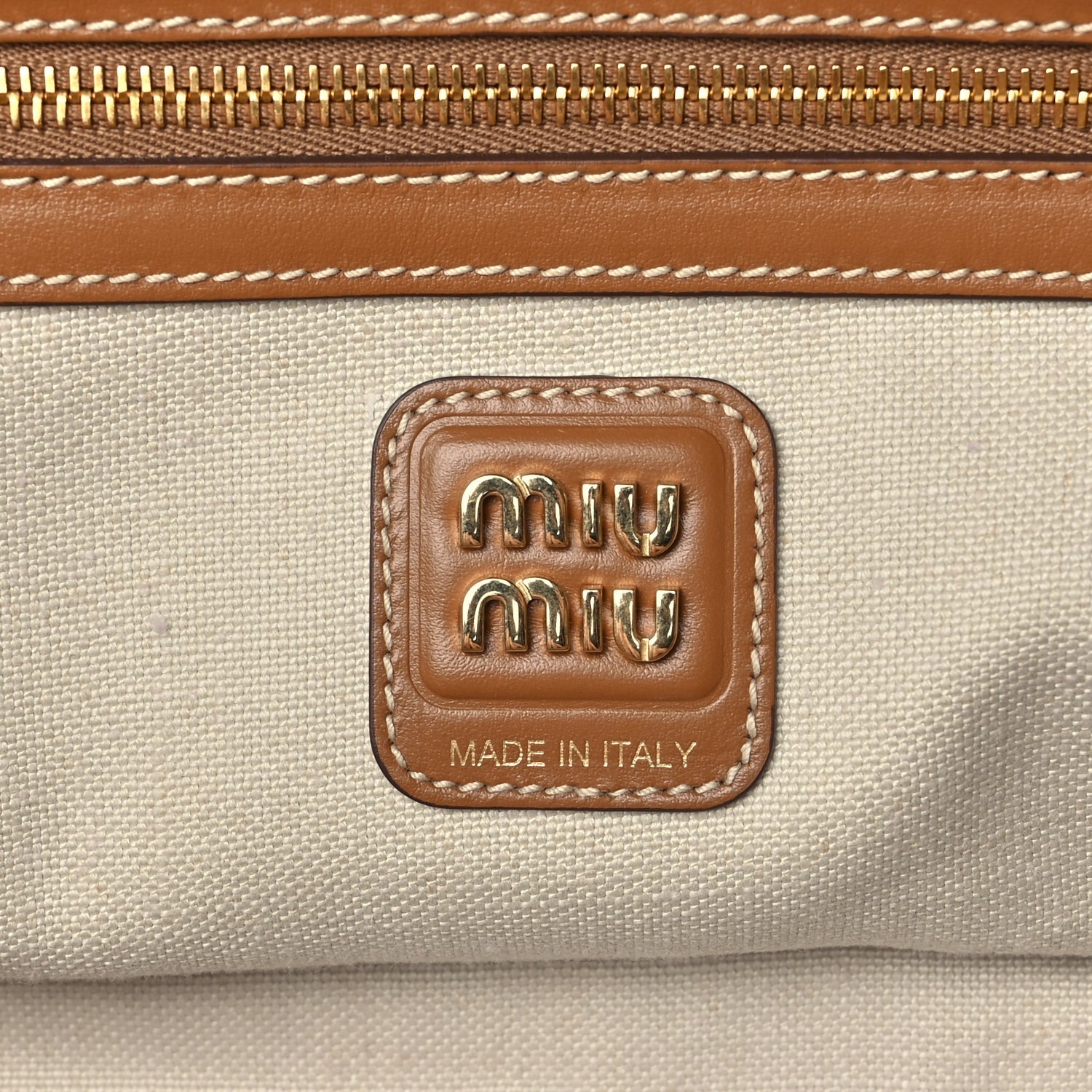 Miu Miu Corduroy Large Beau Top Handle Bag Cinnamon