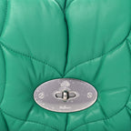 Mulberry Nappa Pillow Quilted Little Softie Bag Lawn Green