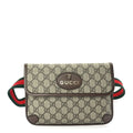 Gucci GG Supreme Monogram Neo Vintage Web Belt Bag Brown