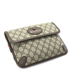 Gucci GG Supreme Monogram Neo Vintage Web Belt Bag Brown