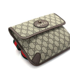 Gucci GG Supreme Monogram Neo Vintage Web Belt Bag Brown