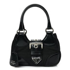 Prada Nappa Soft Padded Re-Edition 2002 Moon Bag Black