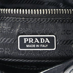 Prada Nappa Soft Padded Re-Edition 2002 Moon Bag Black