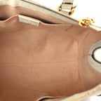 Gucci Textured Calfskin Web Small Ophidia Tote Bag Mystic White