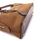 Stella McCartney Vegan Suede Ryder Shoulder Bag  Brandy