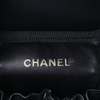 Chanel Caviar Vanity Cosmetic Case Black