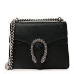 Gucci Calfskin Mini Dionysus Shoulder Bag  Black