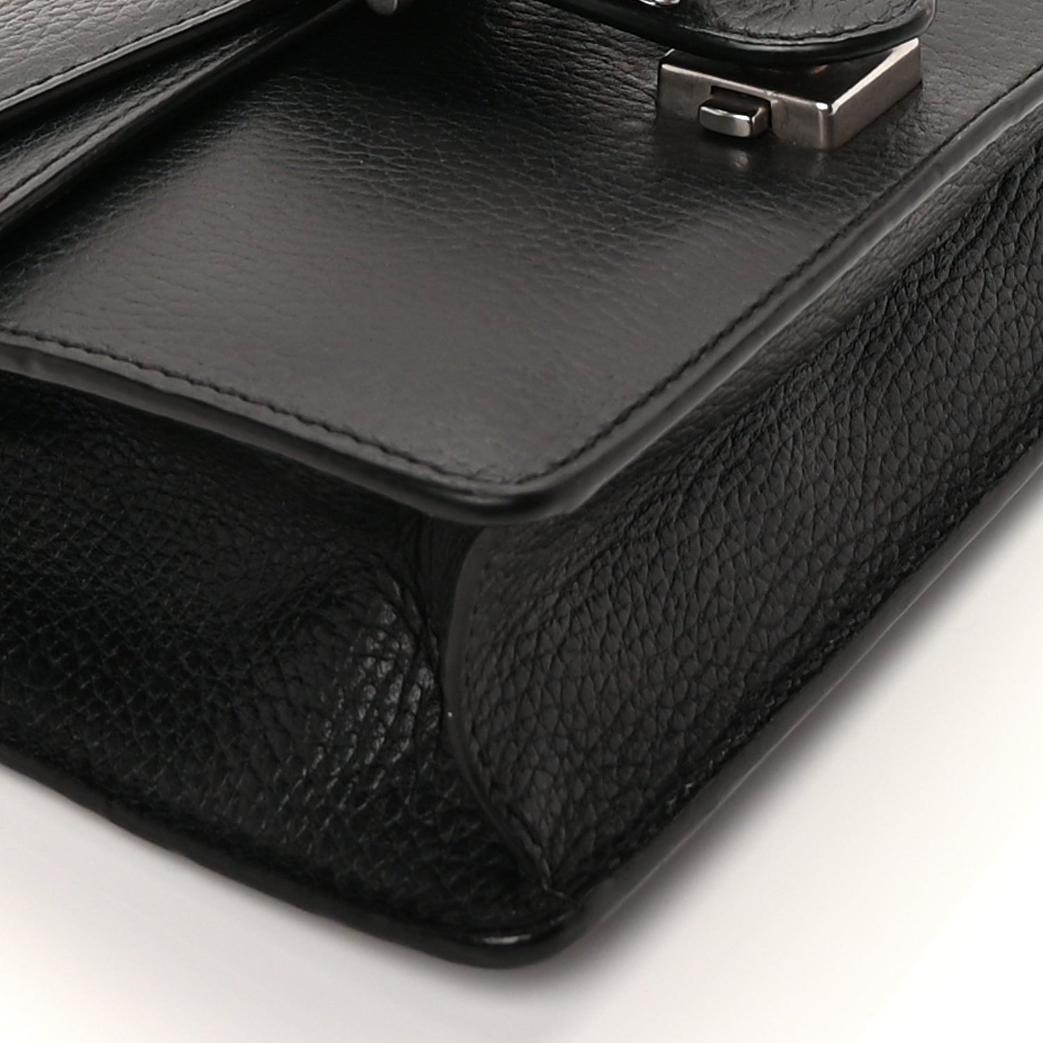 Gucci Calfskin Mini Dionysus Shoulder Bag  Black