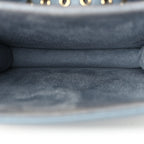 Christian Dior Lambskin Grommet Vertical Diorama Sky Blue