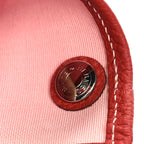 Hermes Toile Militaire Vache Country Garden Party Tote 30  Rose Sakura Rouge Duchesse