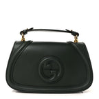 Gucci Roxy Calfskin Medium Blondie Top Handle Bag Green