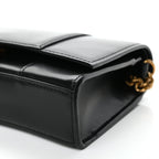 Balenciaga Shiny Box Calfskin Hourglass Chain Bag Black