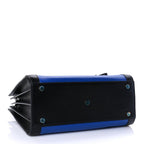 Saint Laurent Calfskin Bi-Color Small Sac De Jour  Royal Blue Black