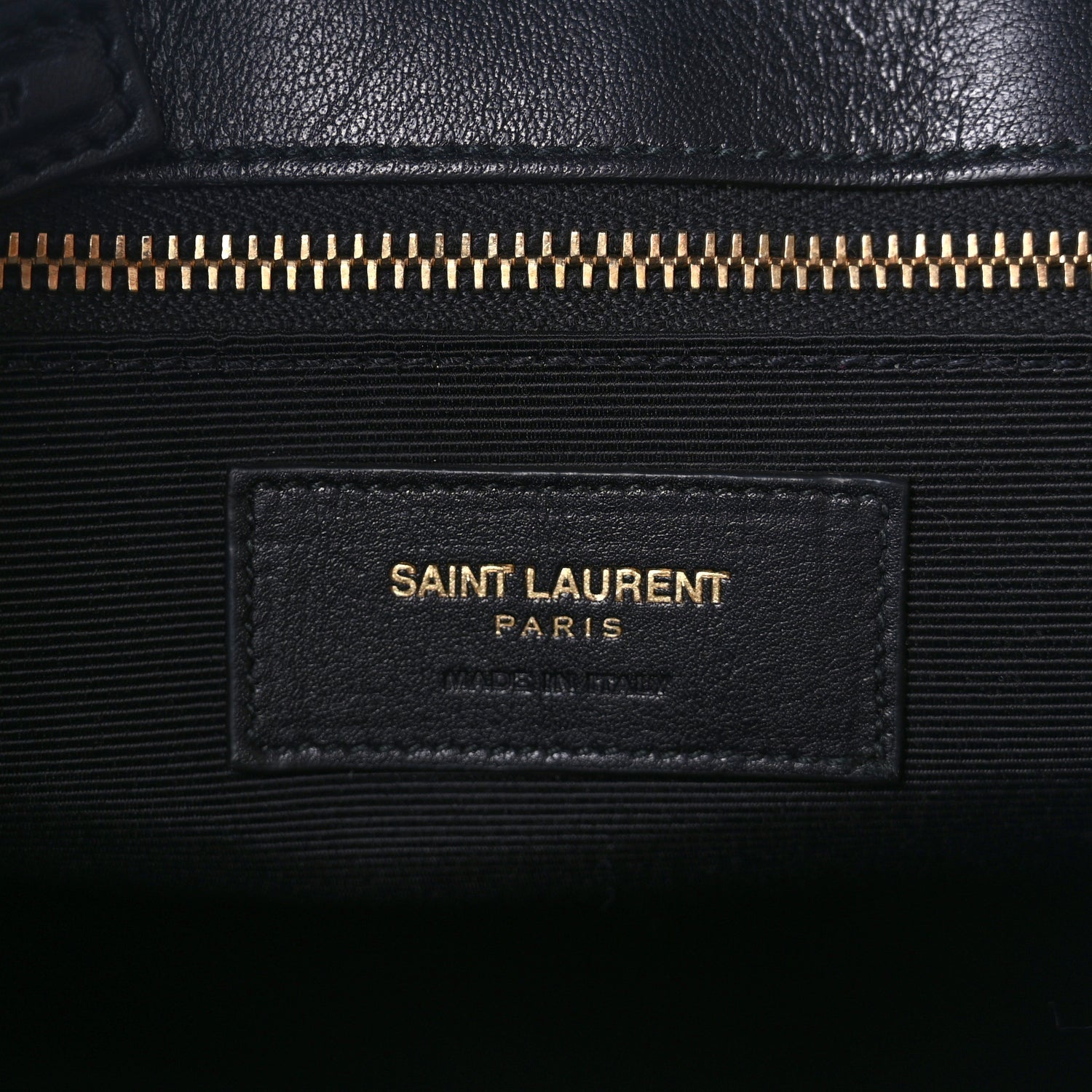 Saint Laurent Calfskin Bi-Color Small Sac De Jour  Royal Blue Black