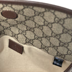 Gucci GG Supreme Monogram Neo Vintage Web Belt Bag  Brown