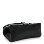 Balenciaga Grained Calfskin Hourglass Top Handle Bag XS Black