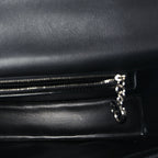 Gucci Matelasse GG Marmont Half Moon Top Handle Bag Black