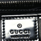 Gucci Matelasse GG Marmont Half Moon Top Handle Bag Black