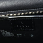 Gucci Matelasse GG Marmont Half Moon Top Handle Bag Black