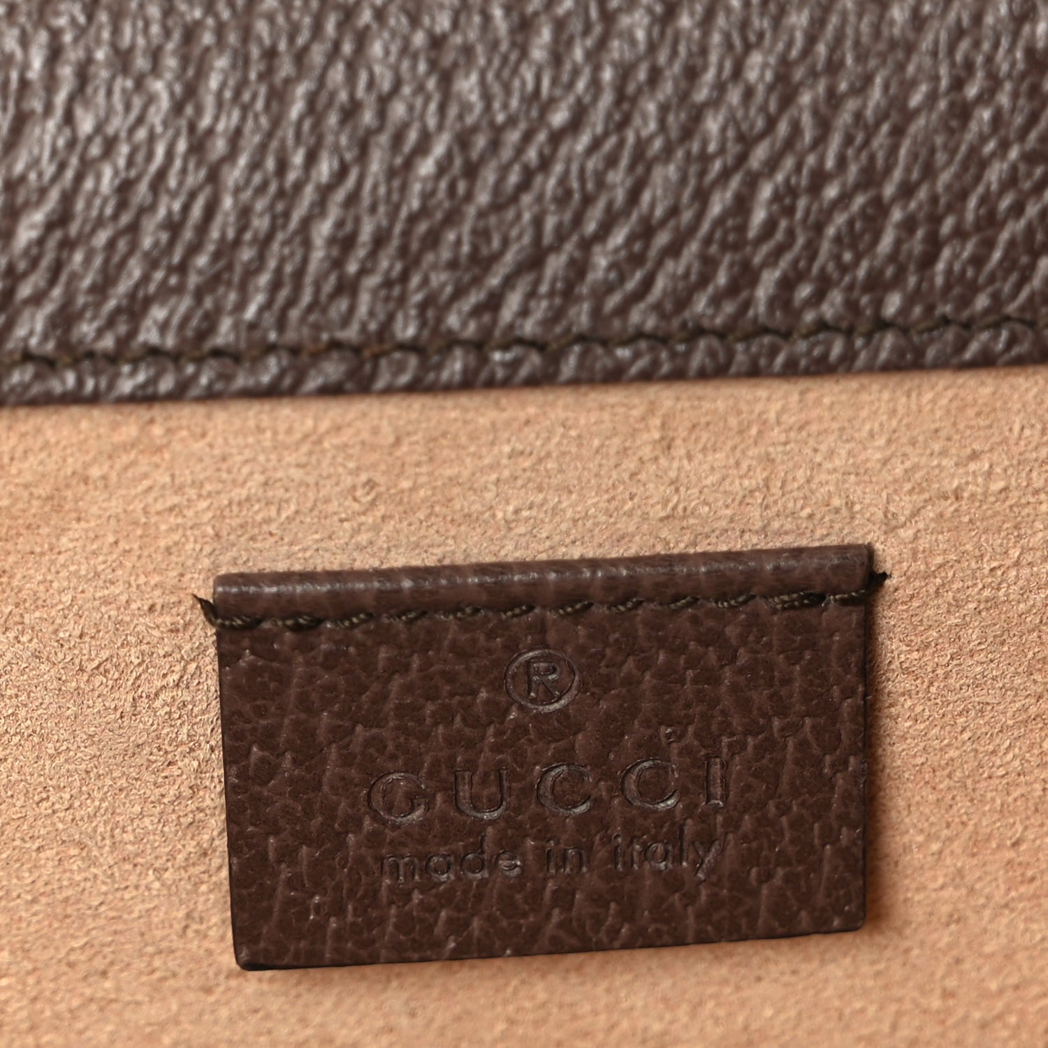 Gucci GG Supreme Monogram Textured Dollar Calfskin Top Handle Dionysus Shoulder Bag Beige Ebony New Acero
