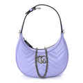 Gucci Calfskin Matelasse Mini GG Marmont Half Moon Hobo  Lapis